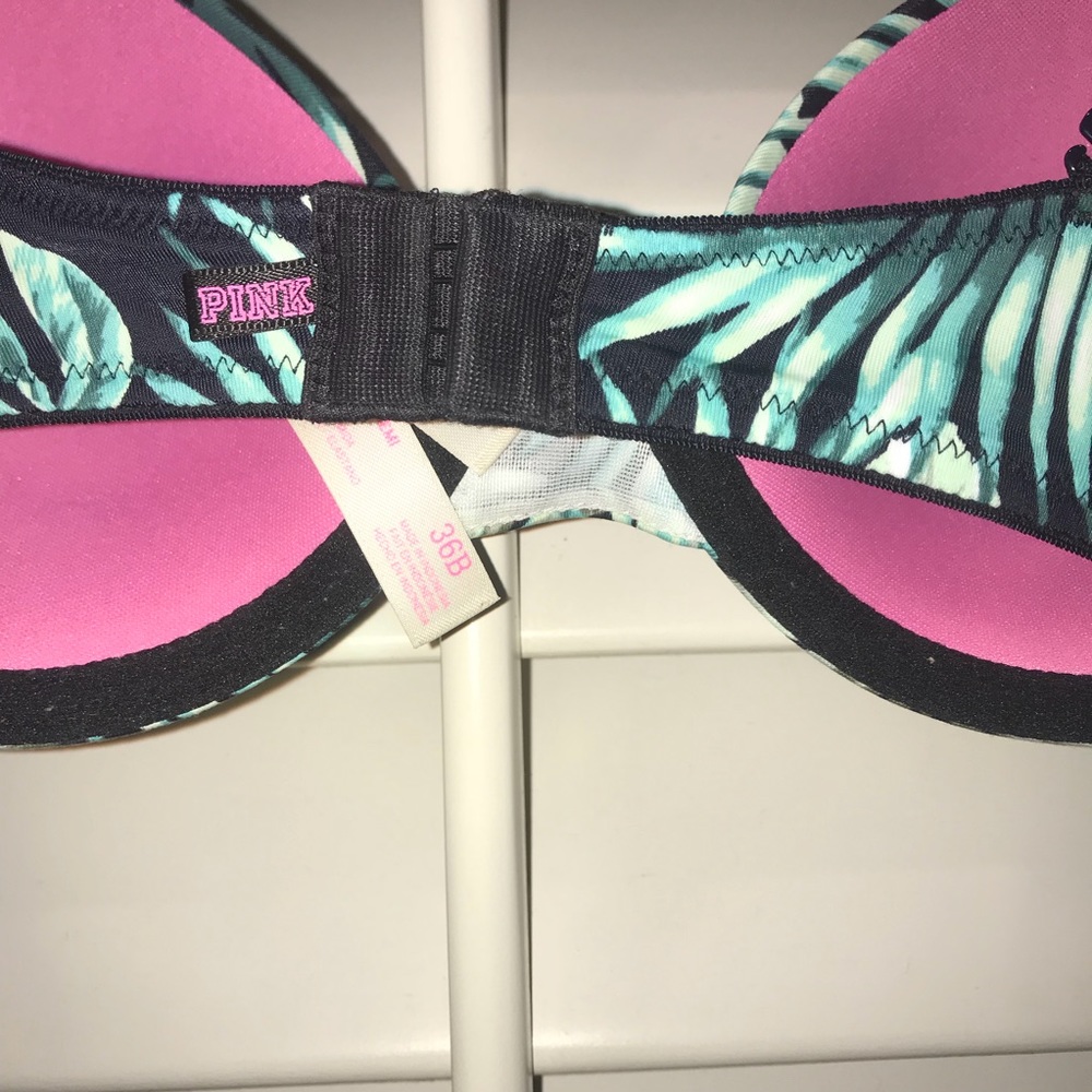 • cute basic tropical bra 💙💚 • - Picture 3 of 3